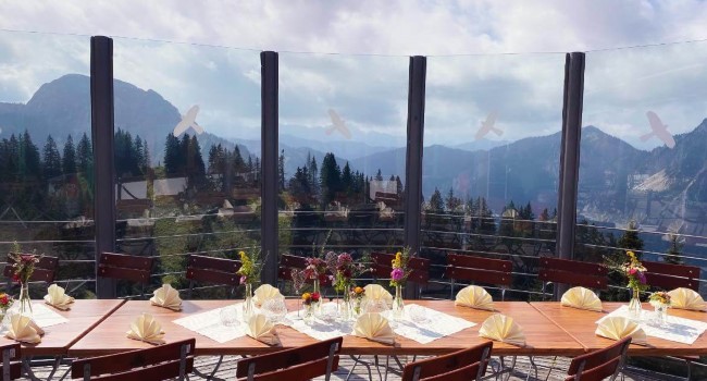 Panorama-Terrasse Hochzeitsfeier